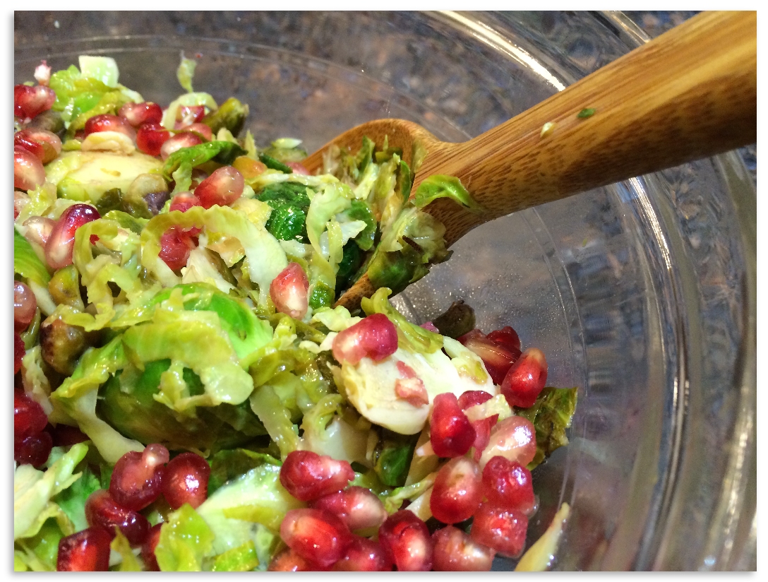 Pauline's Brussel Sprout & Pomegranate Side